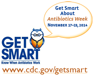 Get Smart About Antibiotics Week logo web button